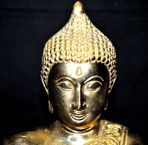 Lord Buddha Brass Metal Bust - Buy Buddha Online