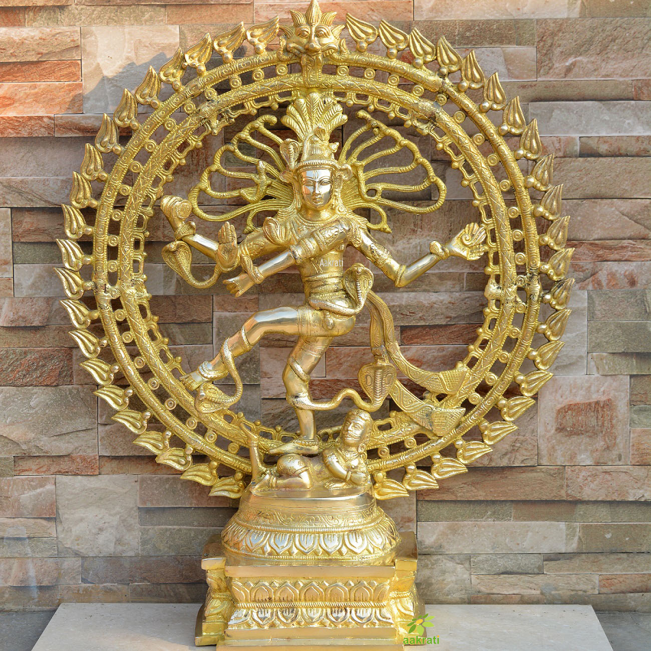 Lord Shiva Brass Statue Idol Sculpture Hindu God Natraja Shiv Figurine