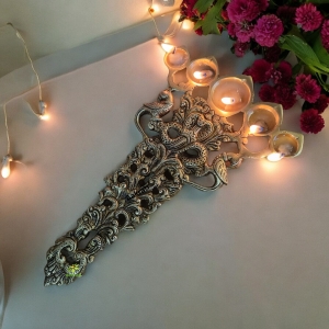 Hand made Brass Metal Havan Spoon/oil lamp