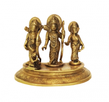 Ram Darbar 4 in 1 Statue of Brass For Temple