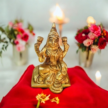 Aakrati-Goddess Lakshmi Statue of Brass 