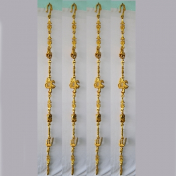 Brass Jhula Chain set Garden furniture 7.5 feet long