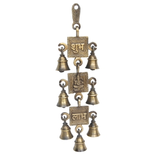 Shubh Ganesha Labh Brass Bell