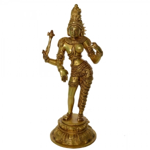 Ardhnareshwar Decorative Figure Hand Made Brass Sculpture