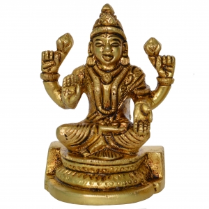 Small Figure of Goddess Laxmi in Barss