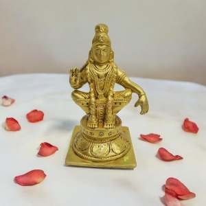 Ayyappa metal figure for your Temple