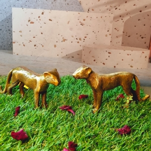 Brass Made Pair of Animal Statue Decorative  for Hotel and Home Decoration Unique for Table Decoration and Gifting