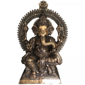 Garden big statue of Brass Made Lord Ganesha 6 feet height