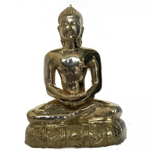 Lord Buddha sitting in meditating position brass statue