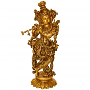 Khatu Shyam Ji - Brass Statue - Baba Khatu shyam metal figure