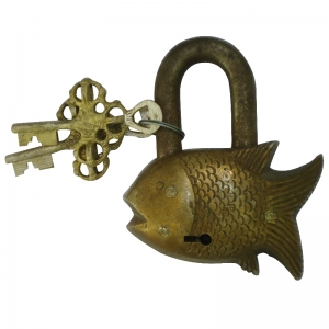 Decorative/Antique Entrance Door Pad Lock