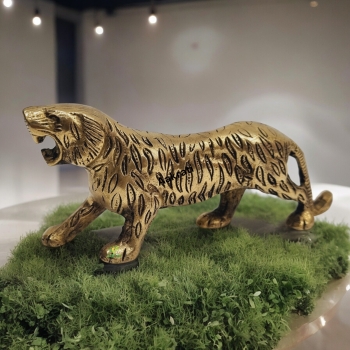 Aakrati Tiger Statue and Figurines for Home Decor and Gift - Tiger Sculpture for Living Room