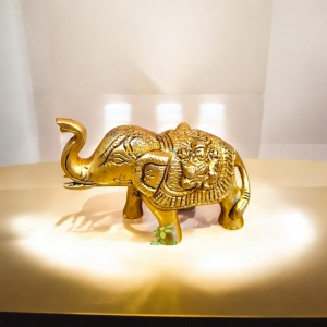 Handmade handicrafts metal brass elephant figure 