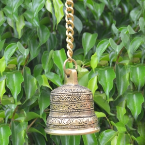 Hanging temple bell with chain - Buy Hanging Bells Online