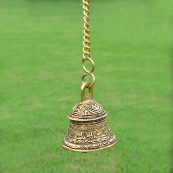 Brass hanging metal bells for religious and decor or gift use