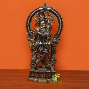 Khatu Shyam Ji - Brass Statue - Baba Khatu shyam metal figure