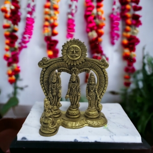 Brass Ram Darbar Statue |Pooja Idol| |Handicraft item| |Temple decor|