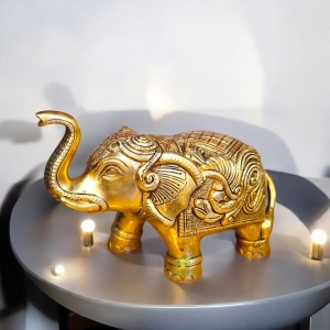 Brass Elephant Statue |Handicraft decorative showpiece| |Gift Articles| |Animal Showpiece Figurines|