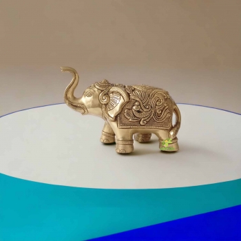 Brass Elephant Statue |Handicraft decorative showpiece| |Gift Articles| |Animal Showpiece Figurines|