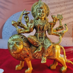 Brass Durga ji Statue for home decoration and temple decoration |Gift item| |Table decor| 