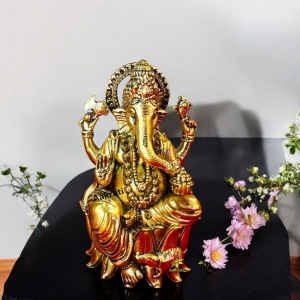 Brass Statue of Lord Ganesh| Made in Brass By Aakrati| Home Décor