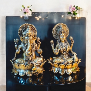 Brass Lakshmi Ganesh Set| Aakrati Brass Laxmi Ganesh Statue| Decorative Items