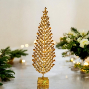  Brass Christmas tree table showpiece decor gift metal craft