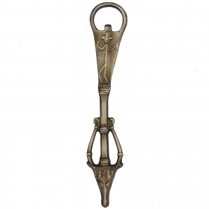 Brass Bottle Opener Showpiece | A Luxurious Touch for Your Kitchen | Brass Bottle Opener ( Yellow, 6.5 inch)