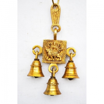 Beautiful & classy hand made brass metal luxurious temple bell