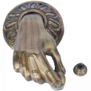 Aakrati Hand Shape Door Knocker Decorative Sculpture