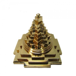 Golden Brass Pyramid