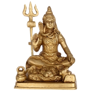 Lord Shiva Glorious Statue of Brass