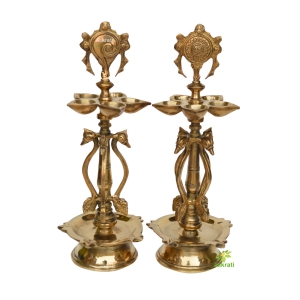 India Handmade Diya Oil Lamp, Diya Stand, Brassdiyas for pooja Brass