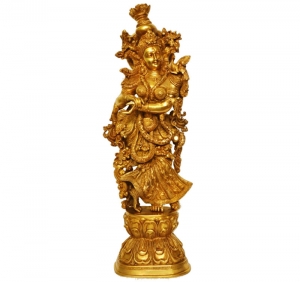 Radha Ji Brass Statue Unique Gift and Decorative Figure Antique